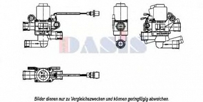 AKS DASIS 810002n -  Регулирующий клапан охлаждающей жидкости